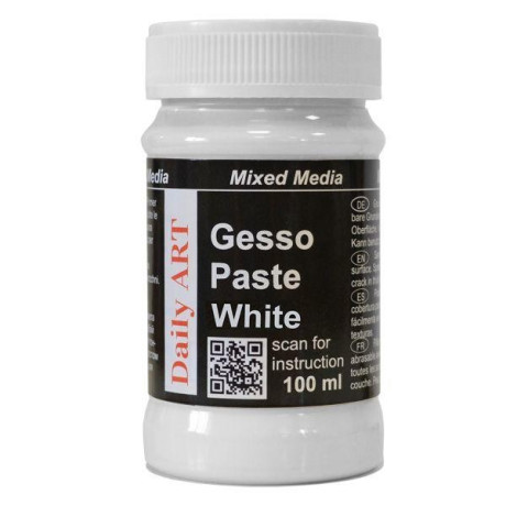 Gesso pasta bílá, 100 ml