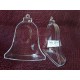 Plastový zvoneček, na zavěšení 9,5x8,5 cm