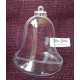 Plastový zvoneček, na zavěšení 9,5x8,5 cm