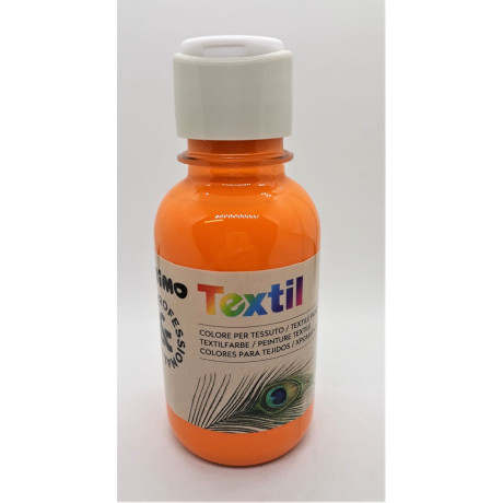 Barva na textil, Oranžová, 125 ml