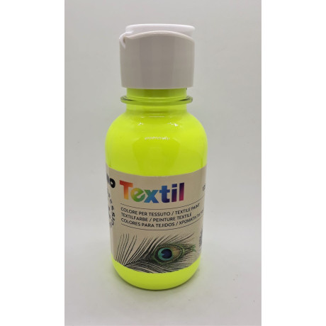 Barva na textil, Žlutá, fluorescenční, 125 ml