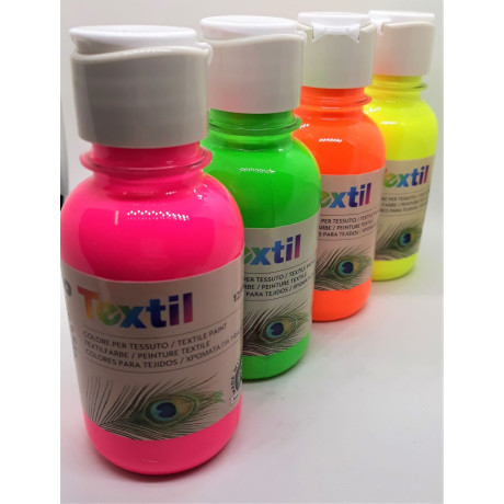 Barva na textil, Žlutá, fluorescenční, 125 ml