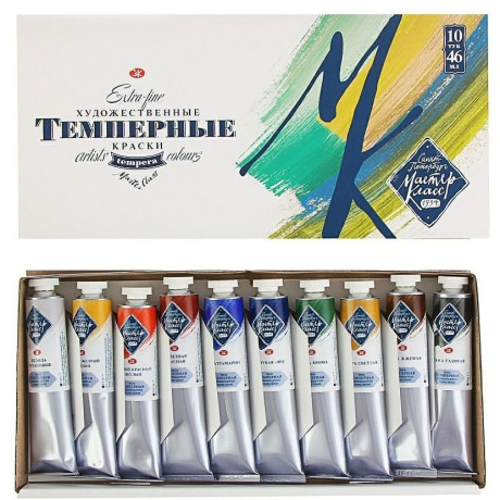 Sada mistrovských temper z řady Master Class 10 x 46 ml Nevskaya Palitra