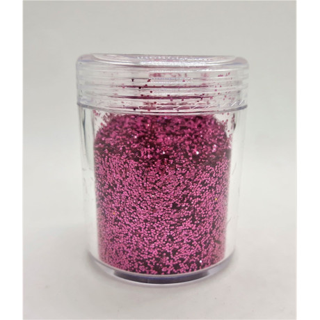 Glitter powder, pink třpytivá, 25 ml