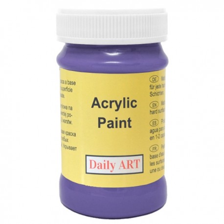 Akrylová barva fialová  100 ml, DailyART