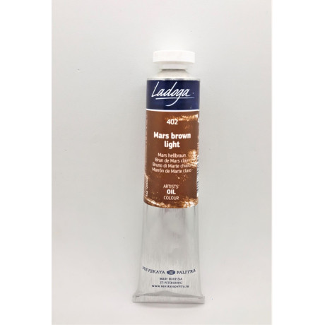 Olejová barva Mars brown light 46 ml Ladoga