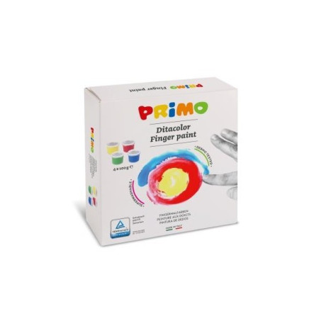 Prstové barvy 4 x 100 g Primo