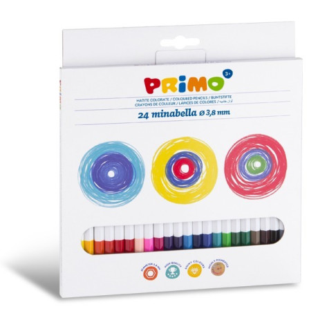 Pastelky Minabella 3,8mm 24 kusů Primo