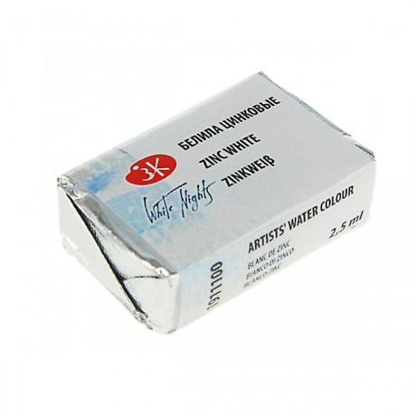 Akvarelová barva Zinc White 100 White Nights St. Petersburg 2,5ml