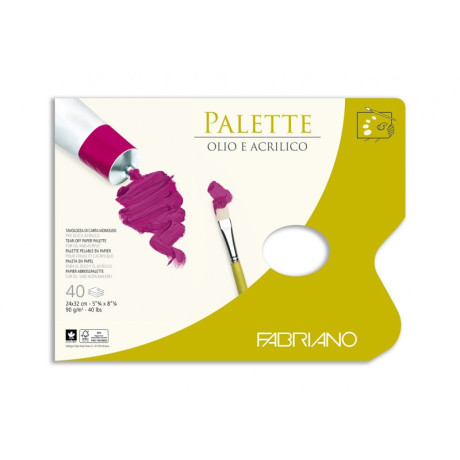 Paleta papírová 24x32 cm 90g/m² 40 listů Fabriano