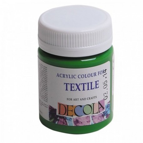 Barva na textil Decola, 50 ml, světle zelená