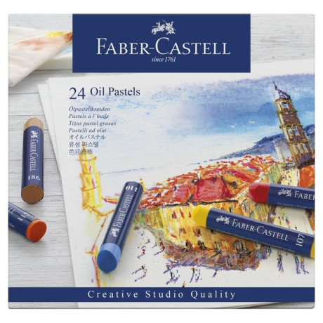 Faber Castell Olejové pastely 24 ks umělecké