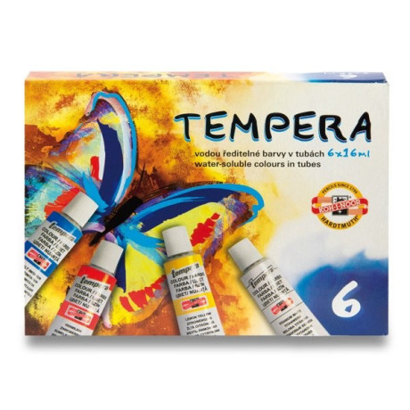 Tempery sada 6 x 16ml KOH-I-NOOR