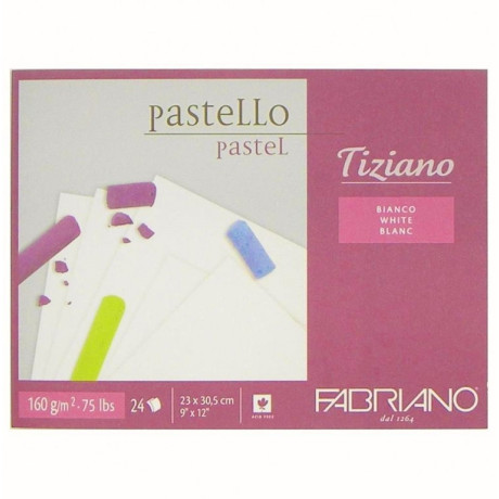 Blok na pastel 24 listů 160g/m² 23x30,5 cm Fabriano