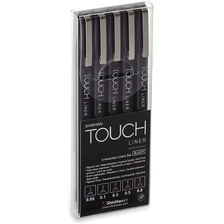 Popisovače Touch liner sada 5 kusů ShinHan