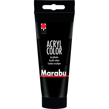 Akrylová barva černá 100 ml Marabu