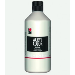 Akrylová barva bílá 500 ml Marabu