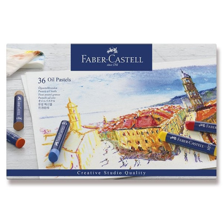 Faber Castell olejové pastely 36 ks umělecké sada