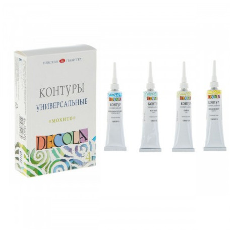 Kontury univerzální sada 4x18ml Decola