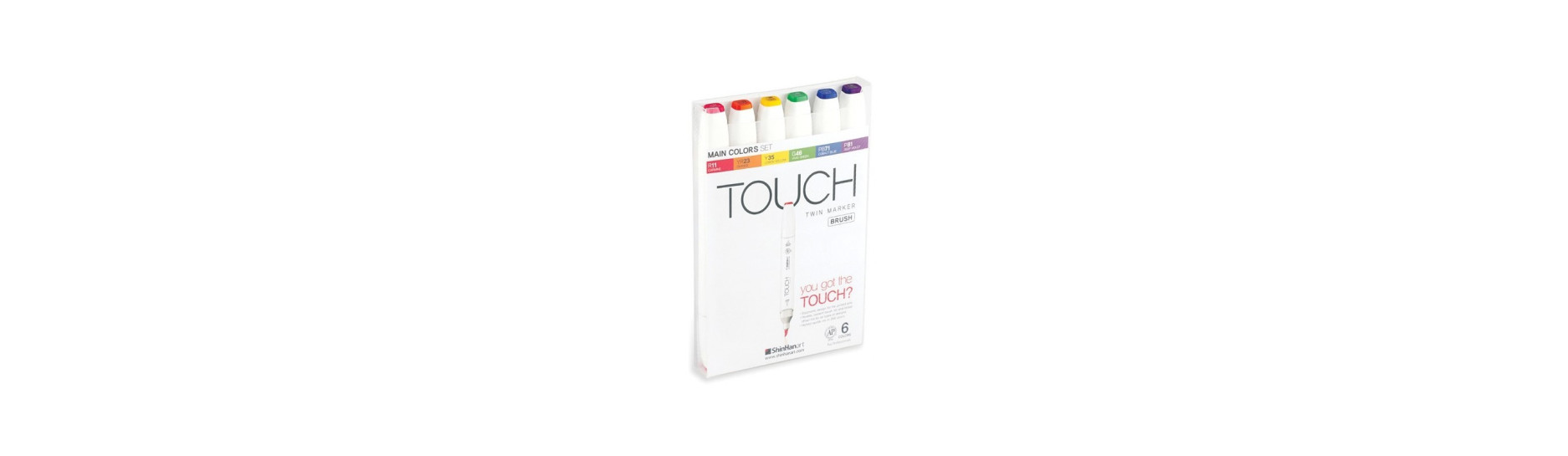 Touch twin marker brush sady